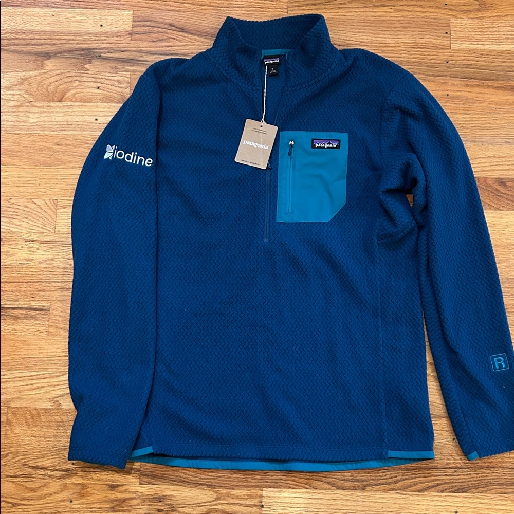 NWTags Patagonia Cozy Teal Quarter-Zip Fleece